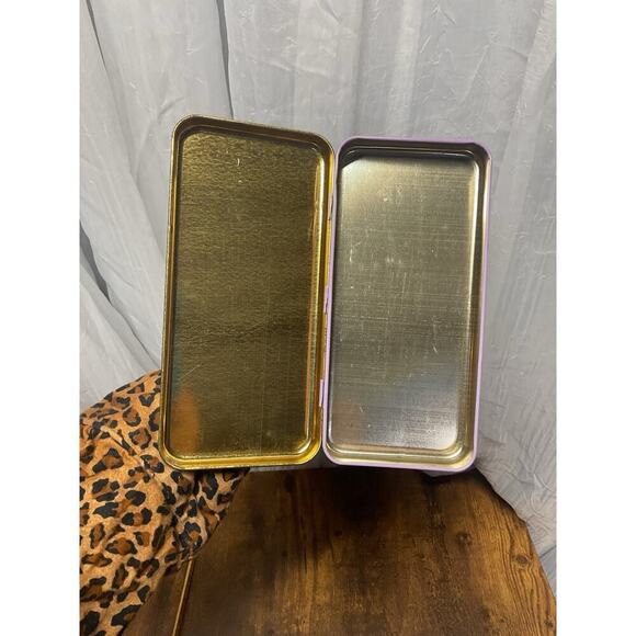 Vintage VHTF Metal Hinged Boxes Box Cat Kitten Tabby Debby Cook htf ~7.5x3.75" - Picture 7 of 8